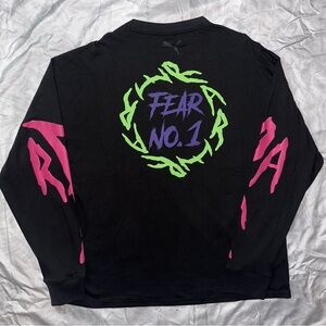 Puma Black Crew Neck Tee